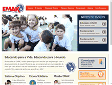 Tablet Screenshot of emak.com.br